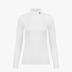 COLLAR LAYERED T-SHIRT(WHITE)