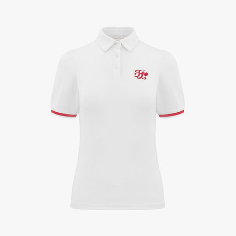 HEART PUFFED T-SHIRT(WHITE)
