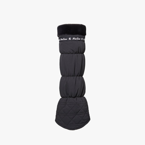 QUILTED LEG WARMER(BLACK)