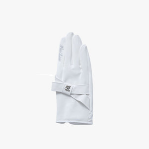 FLEECE RIBBON GLOVES(WHITE)