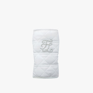 QUILTED WARMER GLOVE(WHITE)