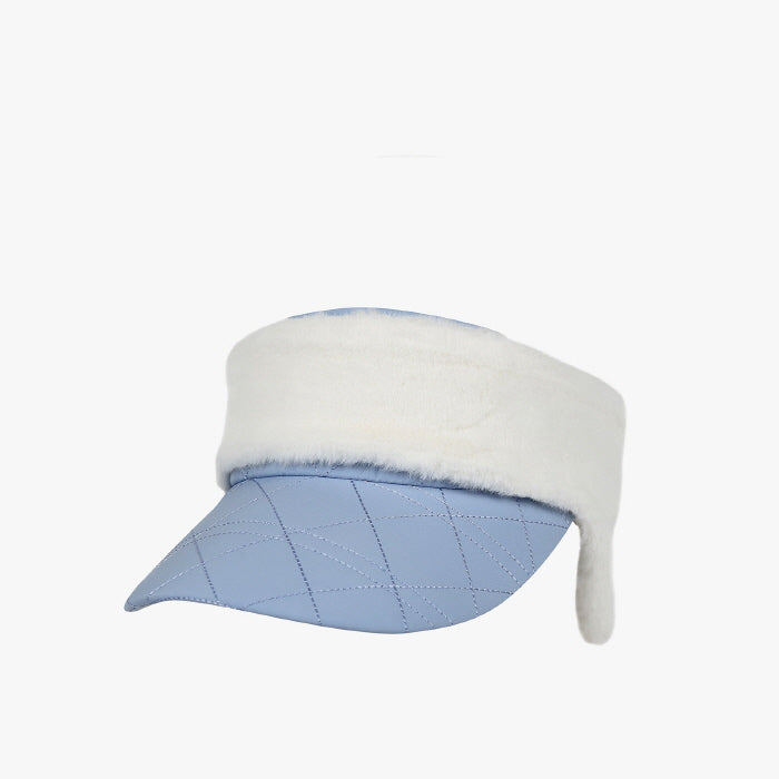 QUILTED EARMUFF VISOR(CERAMICS BLUE)