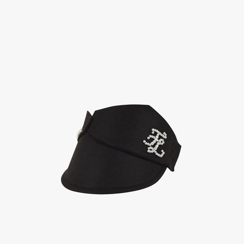 WOOL PEARLY HAT(BLACK)