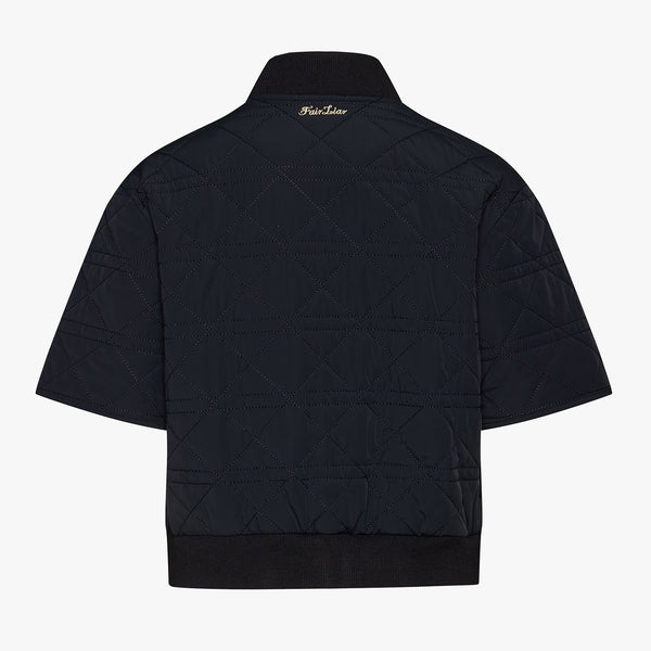 QUILTED PUFF OUTER(BLACK)