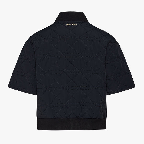 QUILTED PUFF OUTER(BLACK)