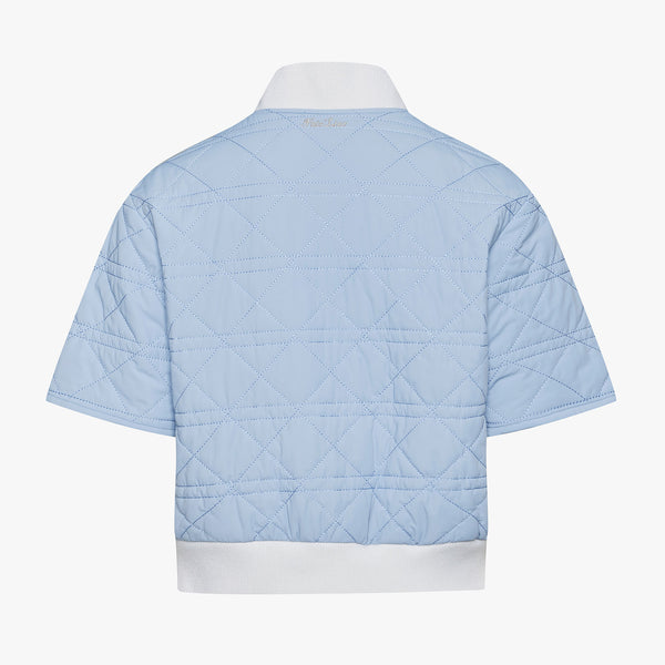 QUILTED PUFF OUTER(CERAMICS BLUE)