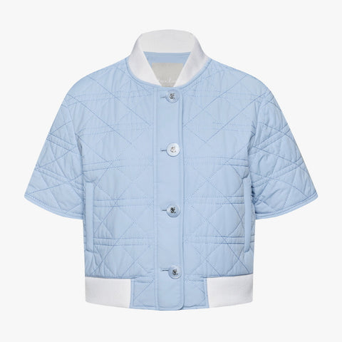 QUILTED PUFF OUTER(CERAMICS BLUE)