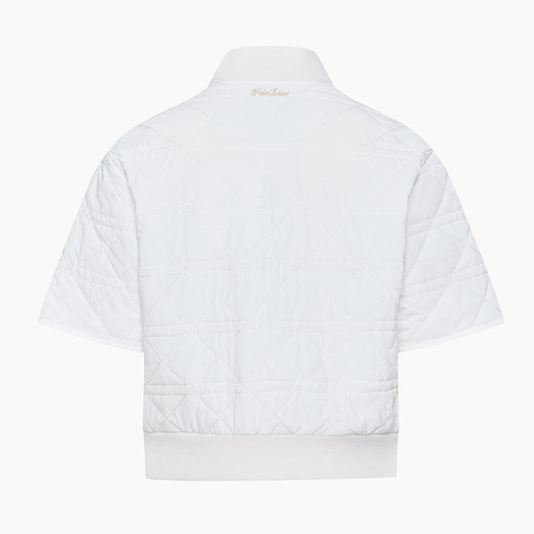 QUILTED PUFF OUTER(WHITE)