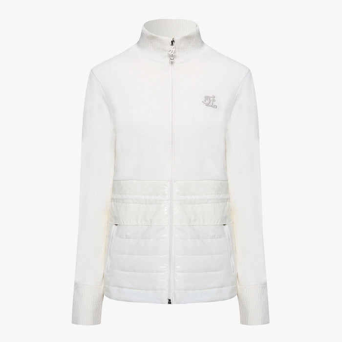 WINDPROOF FLARE KNIT OUTER(IVORY)