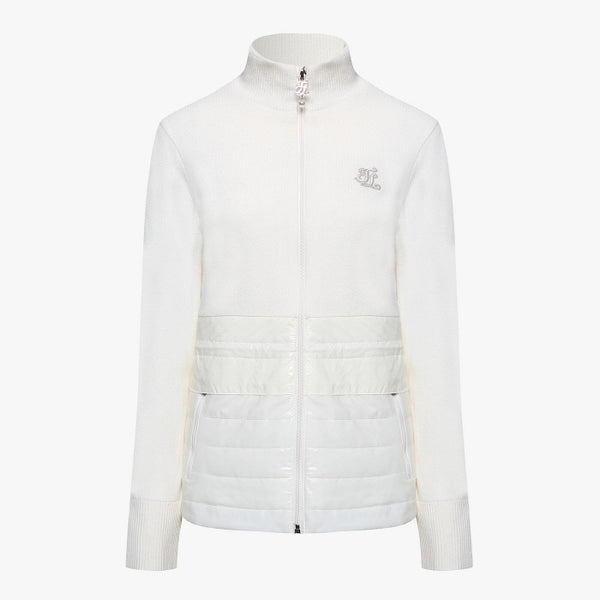 WINDPROOF FLARE KNIT OUTER(IVORY)