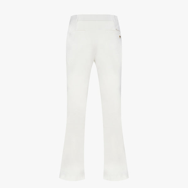 PINTUCK BOOTS CUT PANTS(WHITE)