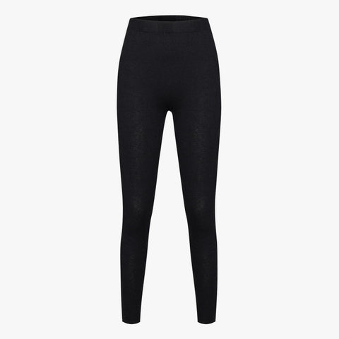 CASHMERE LEGGINGS PANTS(BLACK)