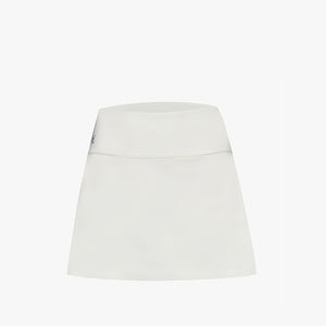 REVERSE TWEED LAYERED SKIRT(IVORY)