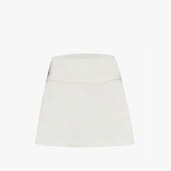 REVERSE TWEED LAYERED SKIRT(IVORY)