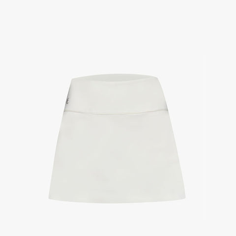 REVERSE TWEED LAYERED SKIRT(IVORY)