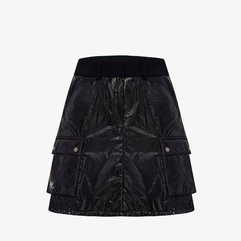 BONDED POCKET SKIRT(BLACK)