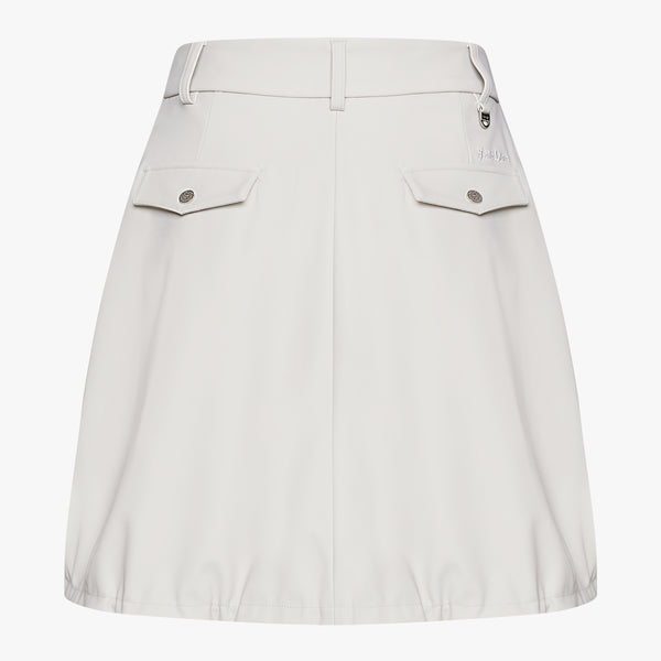 BONDED POCKET SKIRT(IVORY)