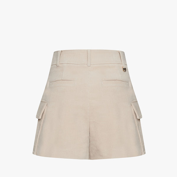 CORDUROY POCKET SHORTS(BEIGE)