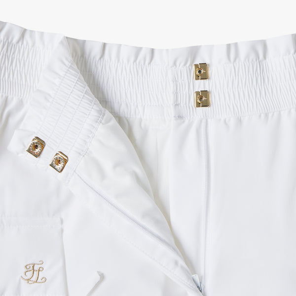 PUFFER STRING SHORTS(WHITE)