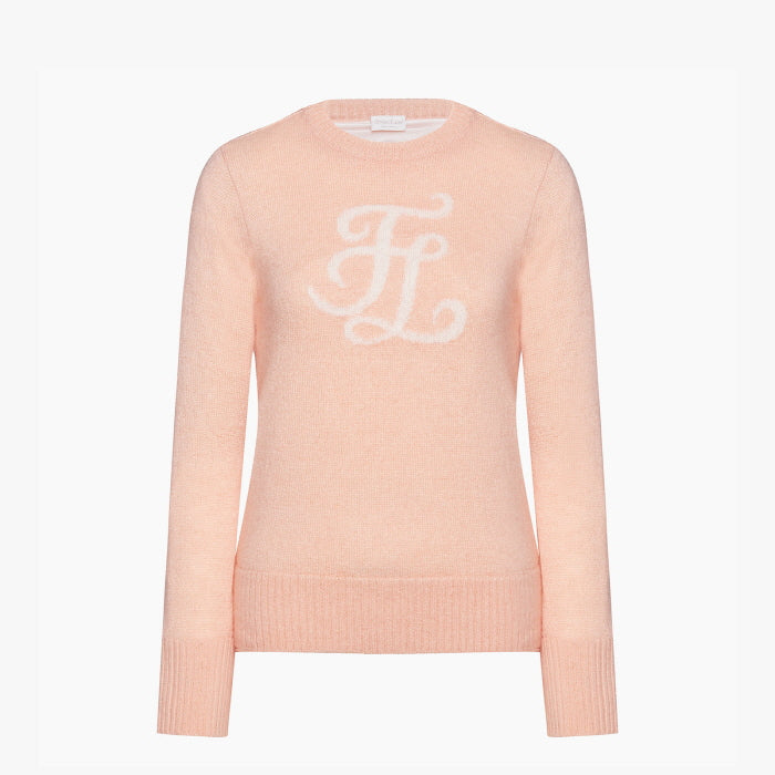 WINDPROOF LOGO KNIT(PINK CHORAL)