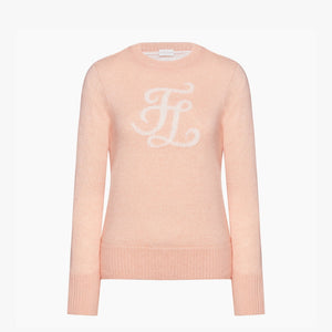 WINDPROOF LOGO KNIT(PINK CHORAL)