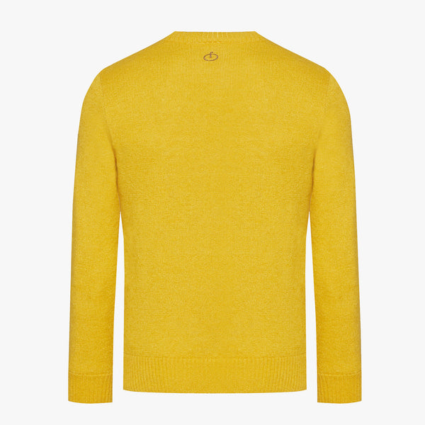 MEN'S WINDPROOF LOGO KNIT(YELLOW)