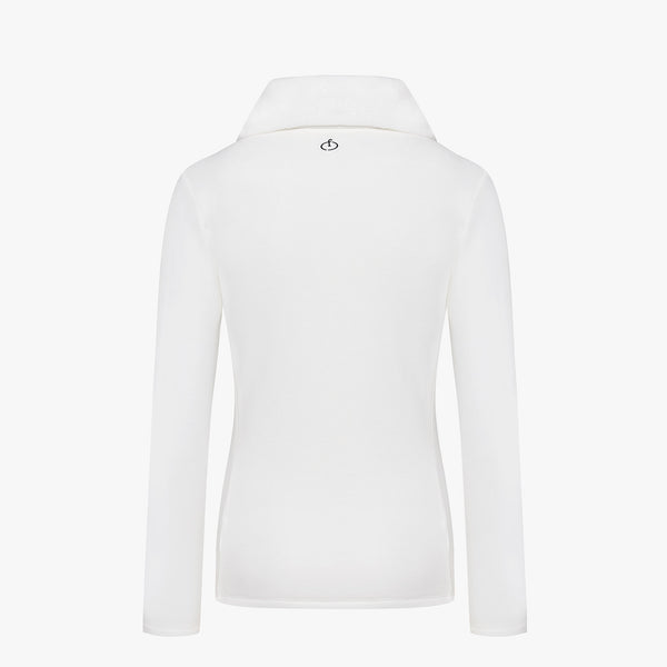 OBLIQUE FLEECE T-SHIRT(WHITE)