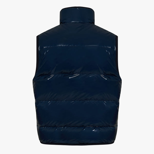 MEN'S REVERSIBLE DOWN VEST(BLUE)