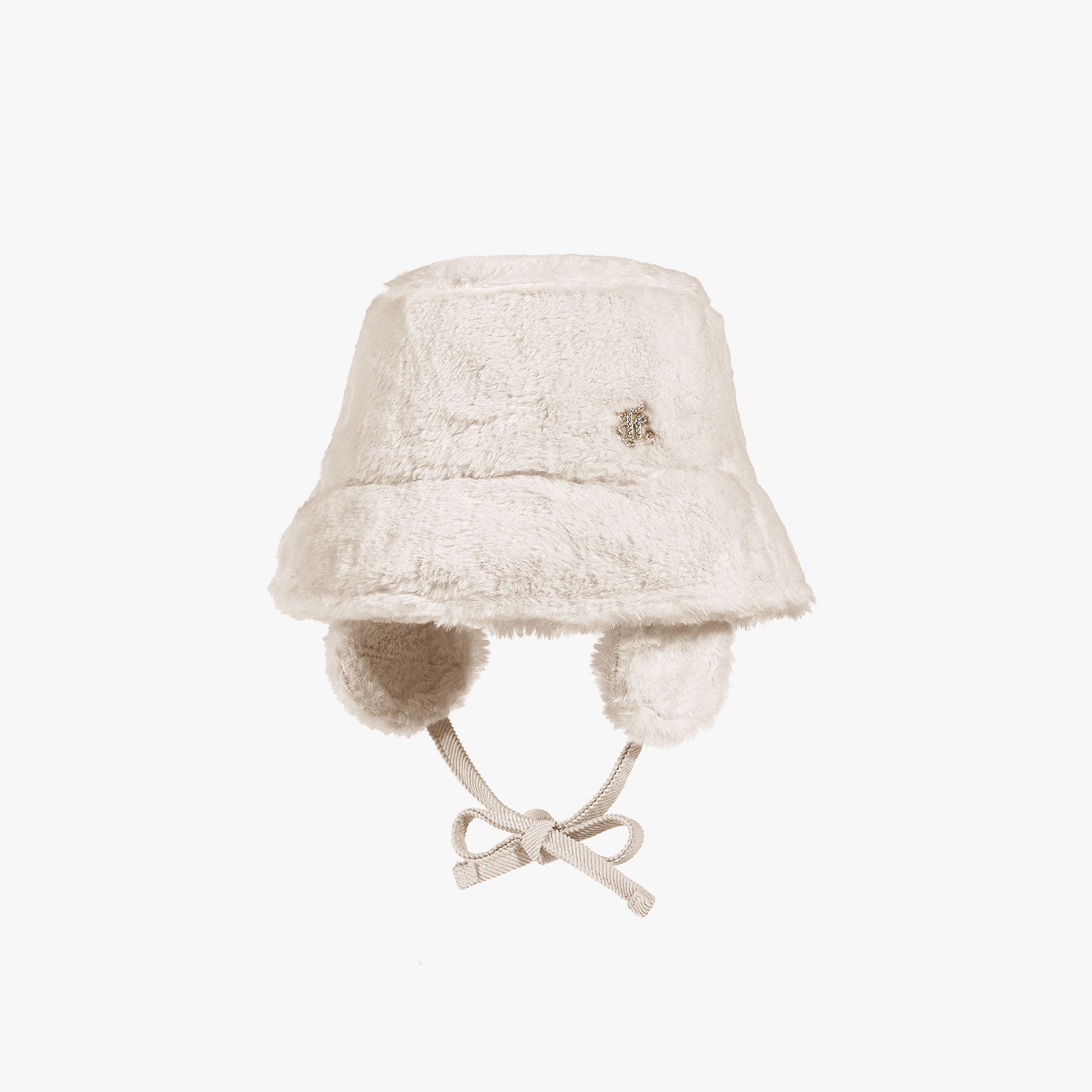 FUR EARFLAP BUCKET HAT(REAM)