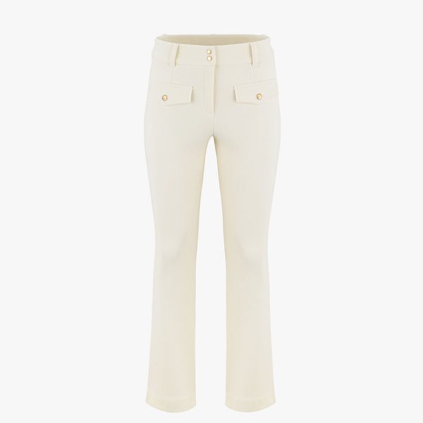 BOOTS CUT CORDUROY FLEECE PANTS (CREAM)