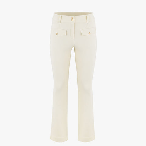 BOOTS CUT CORDUROY FLEECE PANTS (CREAM)