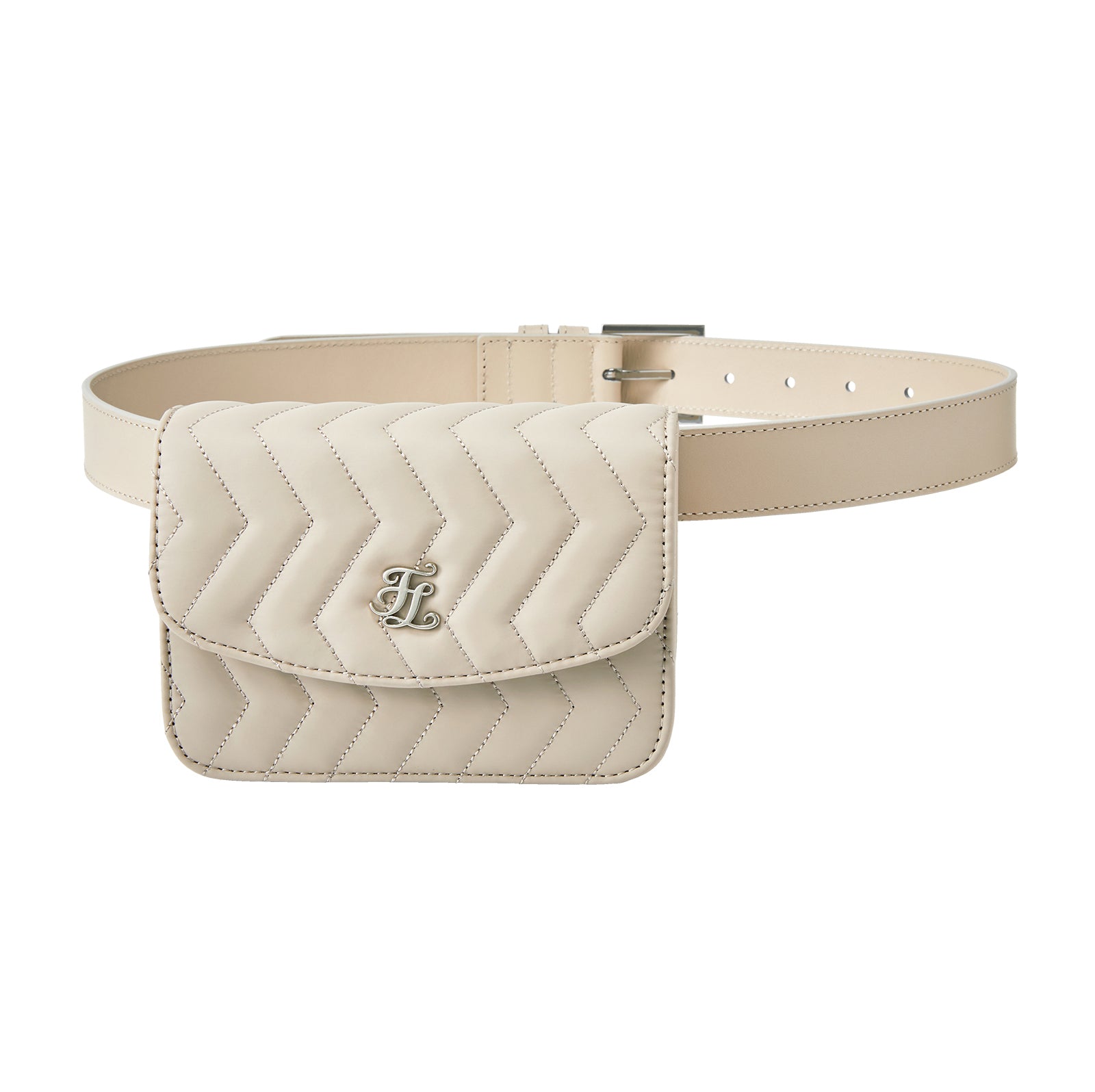 (Beige) Fairliar Belt Bag (Sliver)