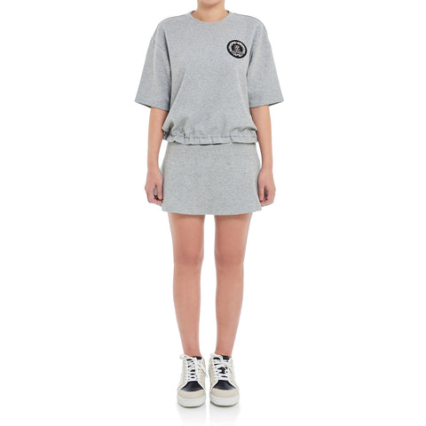 Fl Comfy Flare Culotte Skirt (Grey)