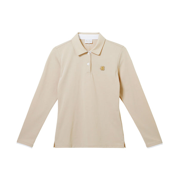 Fl Signature Fl Long Sleeve T Shirt (Beige)