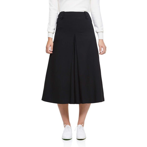 Wide Pleats Pants (Black)