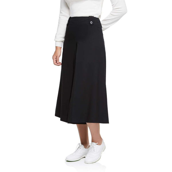 Wide Pleats Pants (Black)
